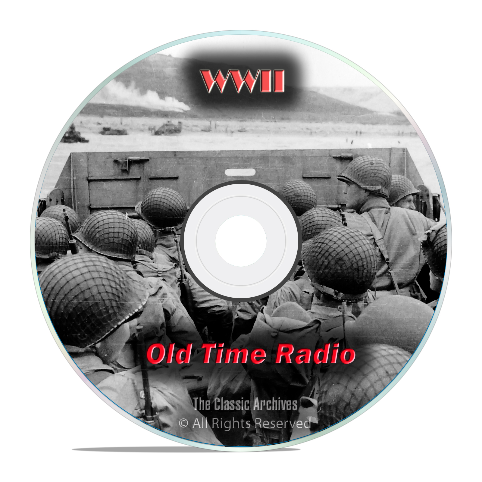 World War II Radio Broadcasts, WWII, 1,171 Old Time Radio Shows, OTR, DVD