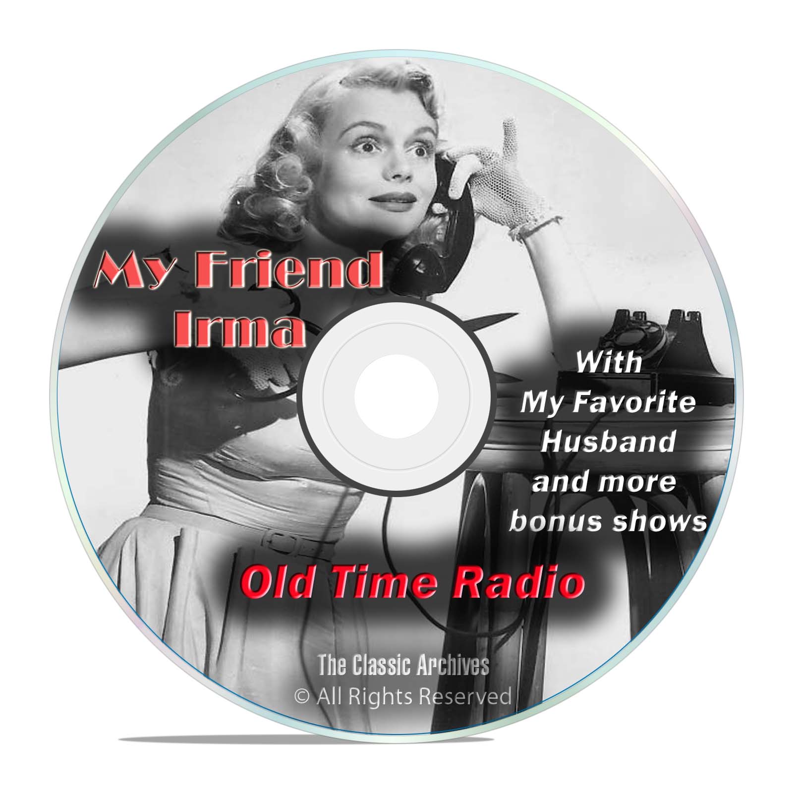 My Friend Irma, + My Favorite Husband, 596 Old Time Radio Shows, OTR, DVD