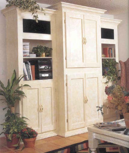 Entertainment Center, Wood Furniture Plans, IMMEDIATE DOWNLOAD