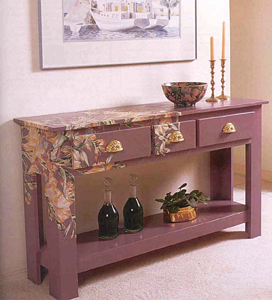 Classy Buffet Table, Wood Furniture Plans, IMMEDIATE DOWNLOAD
