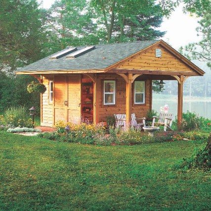 SAMPLE - Deluxe Rustic Yard Shed Plans, DOWNLOAD