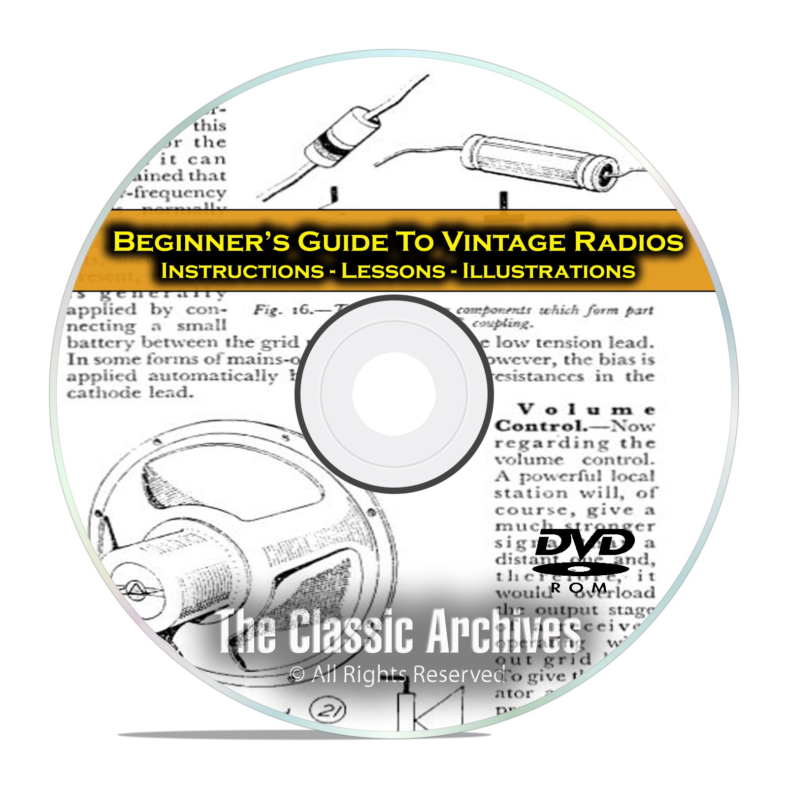 How to Repair Vintage Radios, Beginners Novice Instructional Guide Books CD