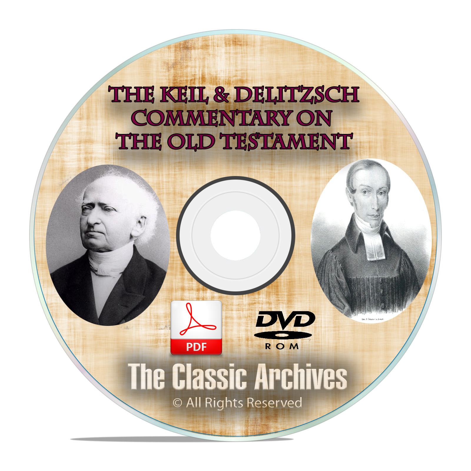 Keil & Delitzsch Commentary on Old Testament, Christian Bible Study DVD-ROM