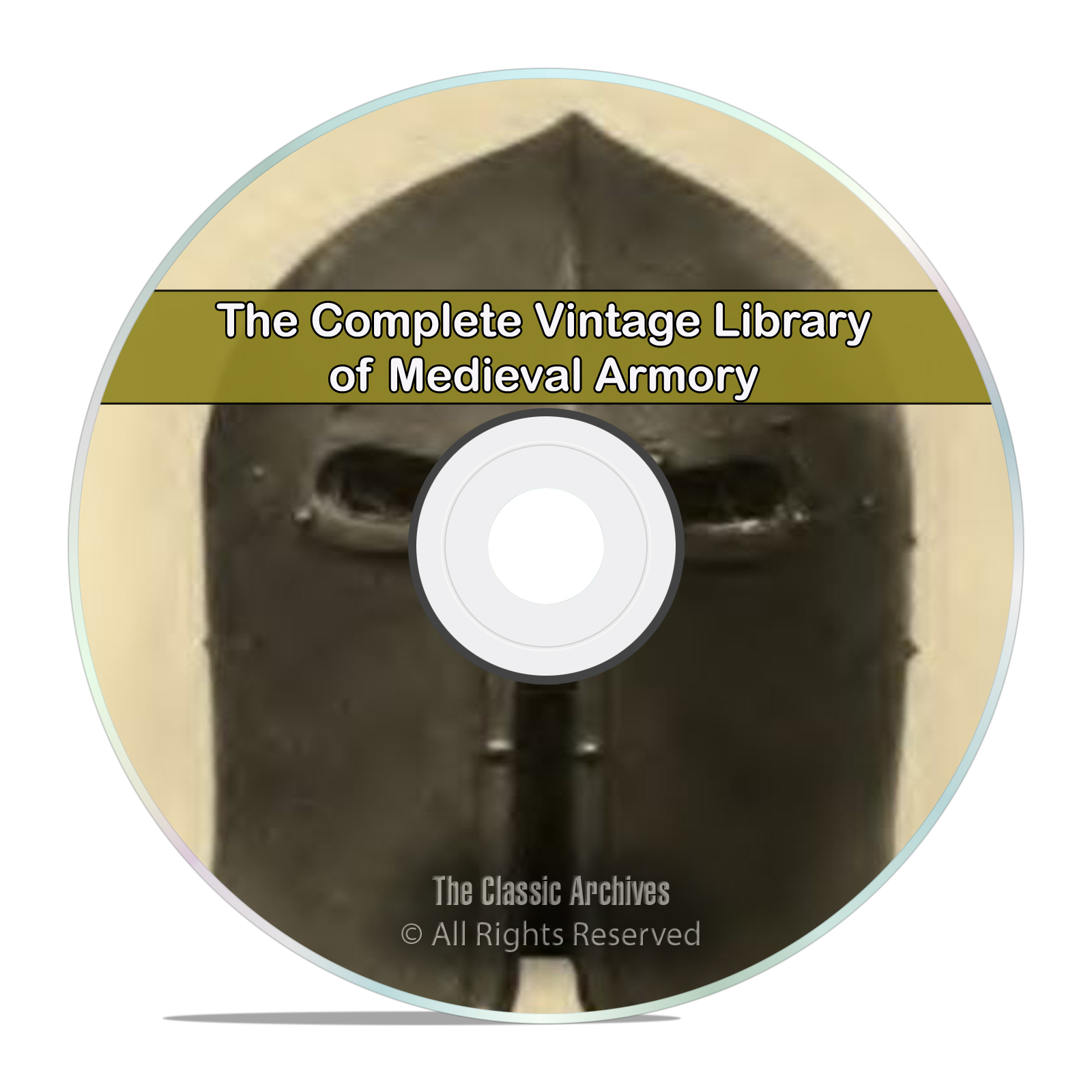 80 Book Library of Medieval Armour & Weapons, Armor, Gun, Sword DVD