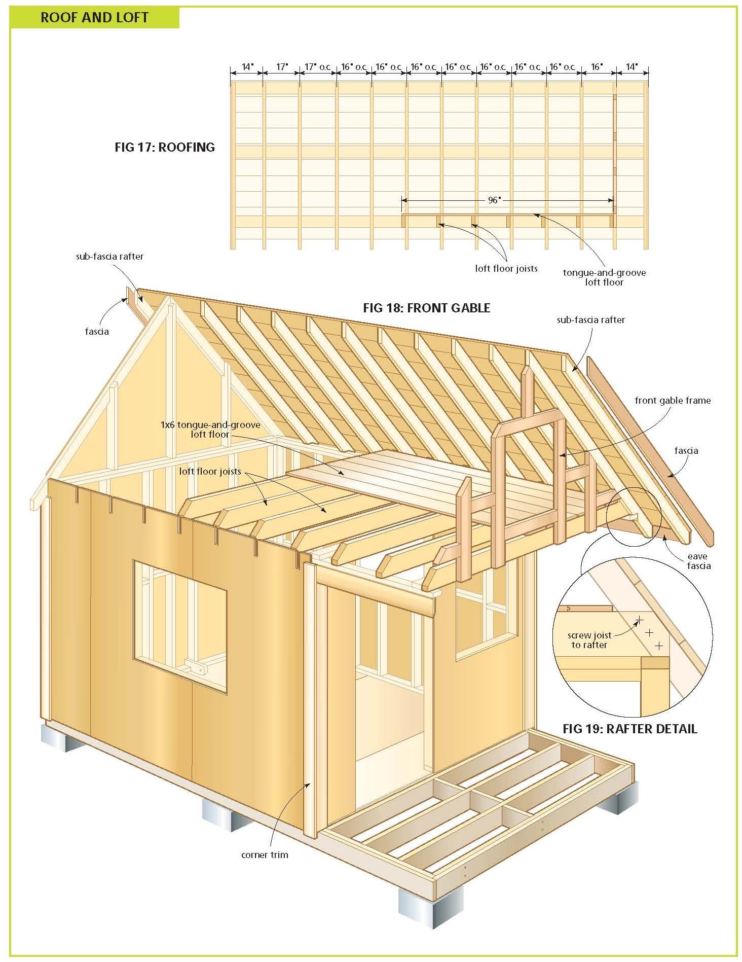 Free Wood Cabin Plans - Free step by step shed plans