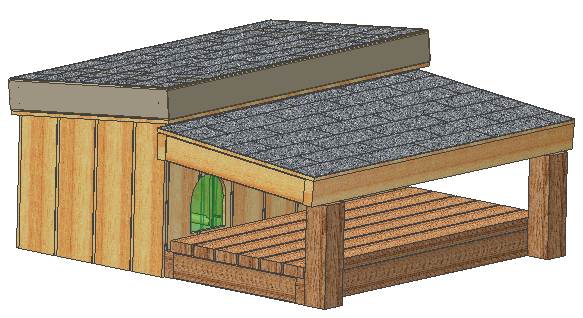 Dog House Plans Hinged Roof | Dog Breeds Picture