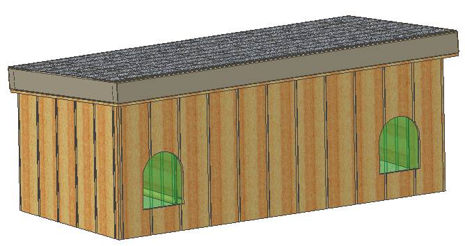 two dog house plans