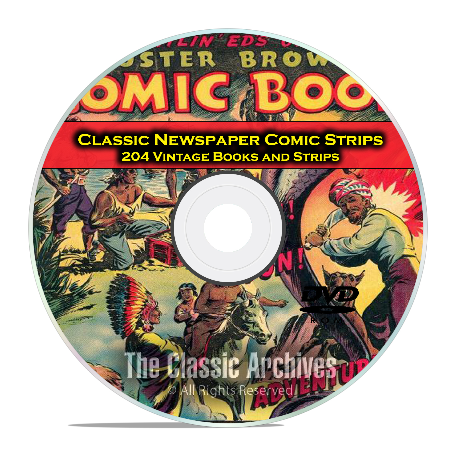 Classic Newspaper Comic Strips, Buster Brown, Nemo, Golden Age Comics DVD