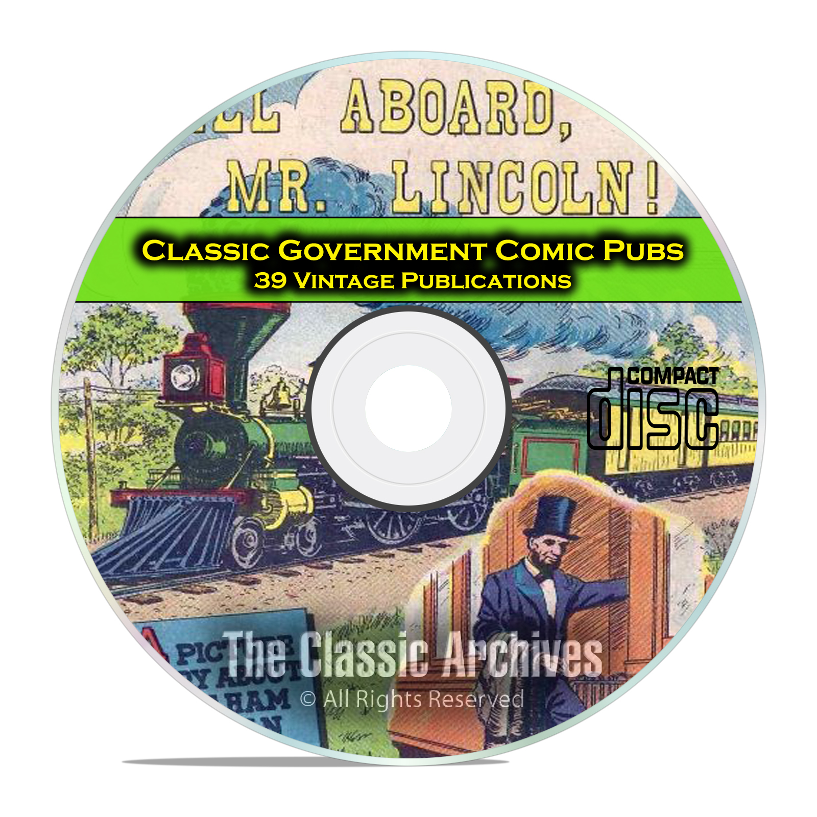 Classic Government Publications, Comics, 39 Issues Golden Age Comics CD