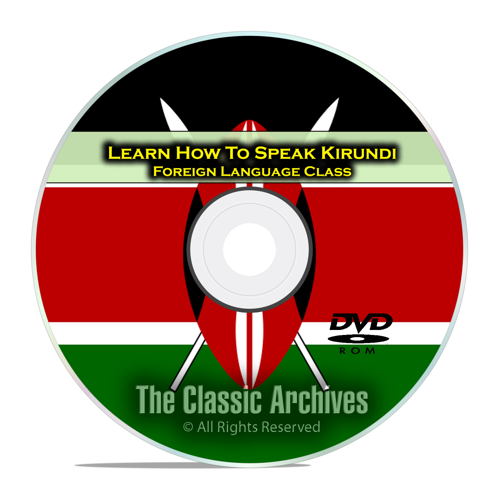Learn How To Speak Kirundi, Fast Foreign Language Training Course, DVD