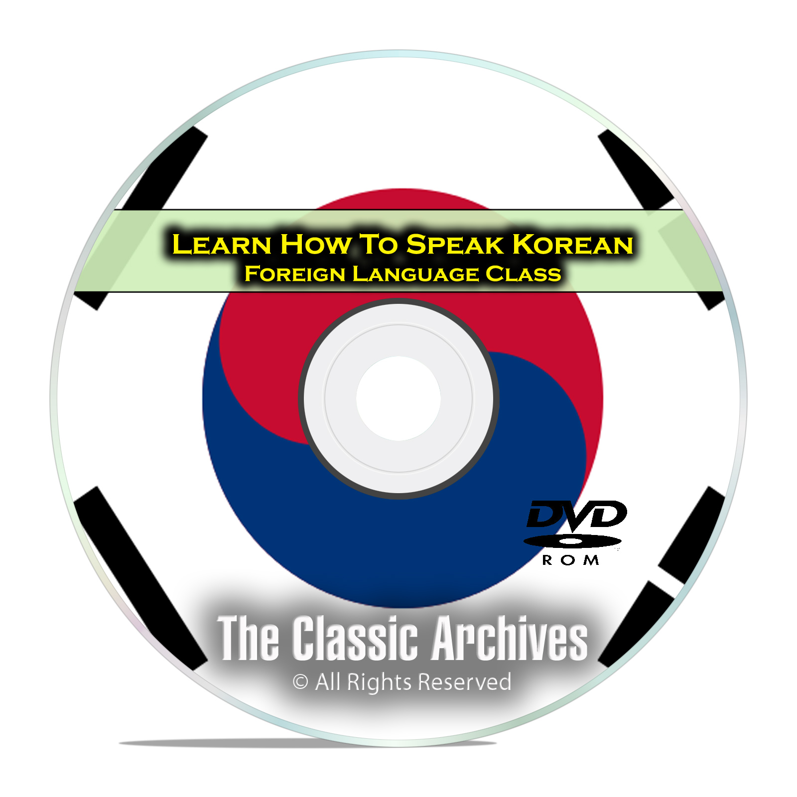 Learn How To Speak Korean, Fast & Easy Foreign Language Training Course DVD