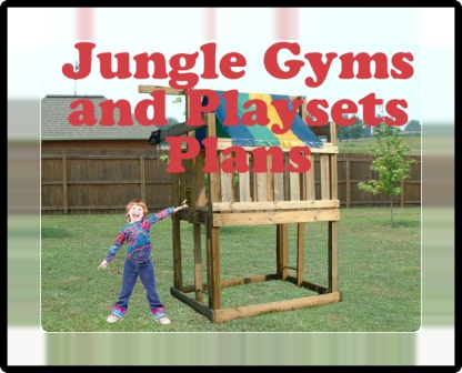 JUNGLE GYM PLANS - KIDS PLAYSETS- FORTS- CUBBYHOUSE PLANS- DOWNLOAD